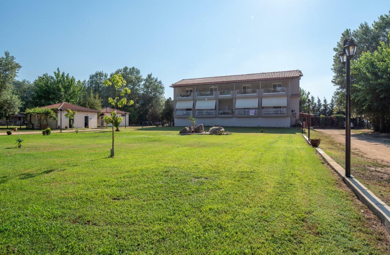 Camping Linaraki Apartments & Bungalows Szikiá Kültér fotó